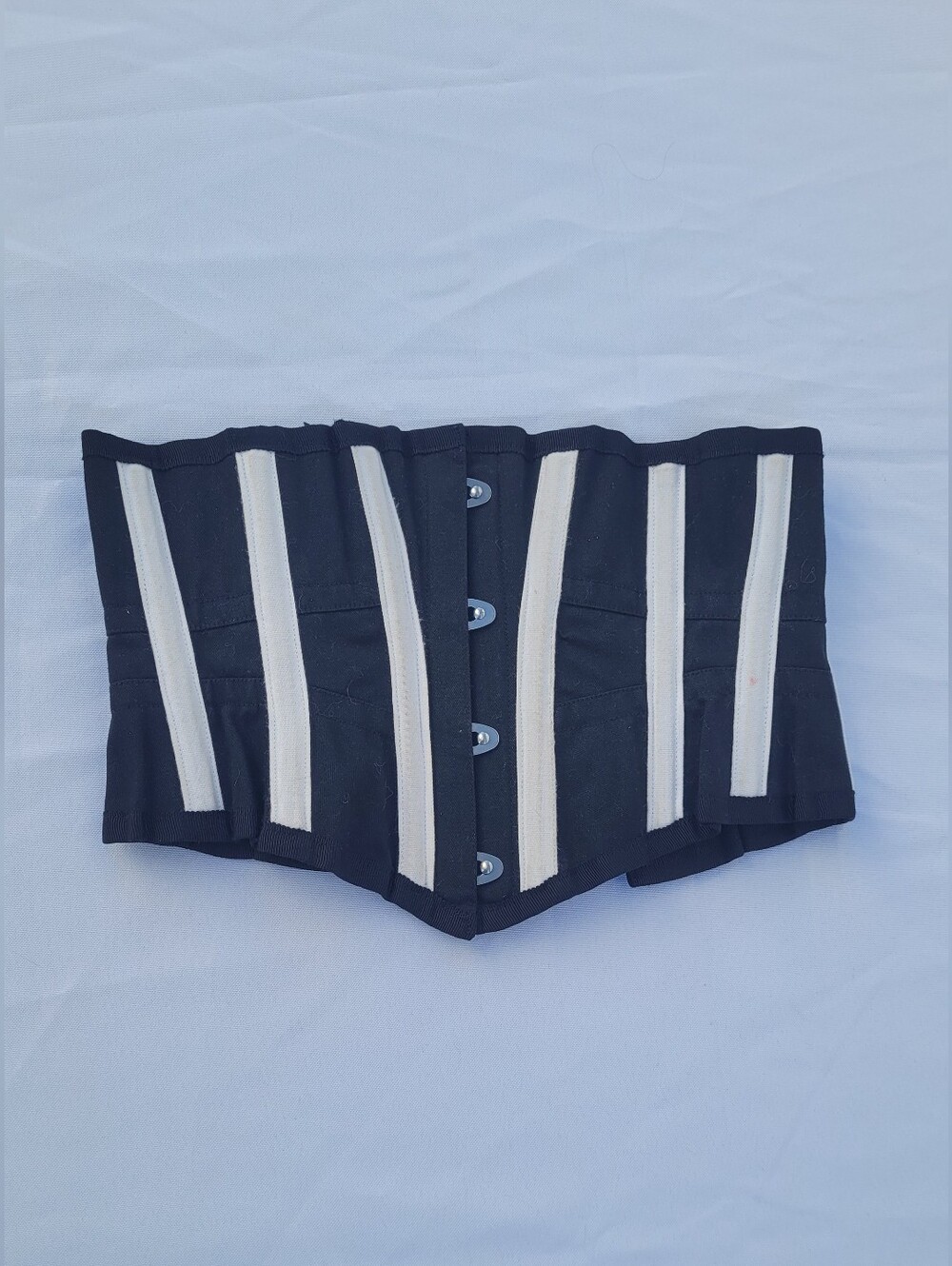 Black & White Striped Waspie